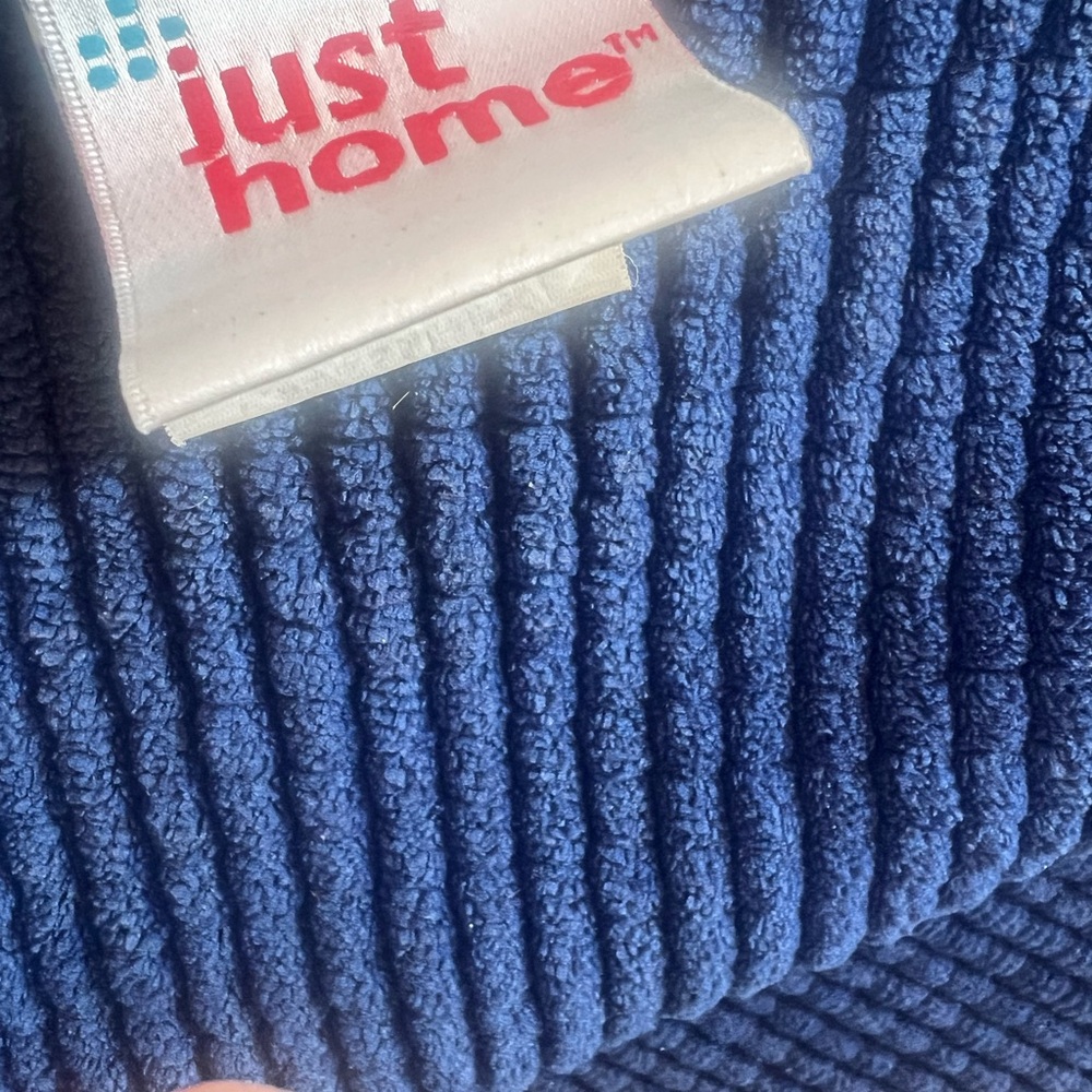 Blue Textured Rug - Picture 3 of 5